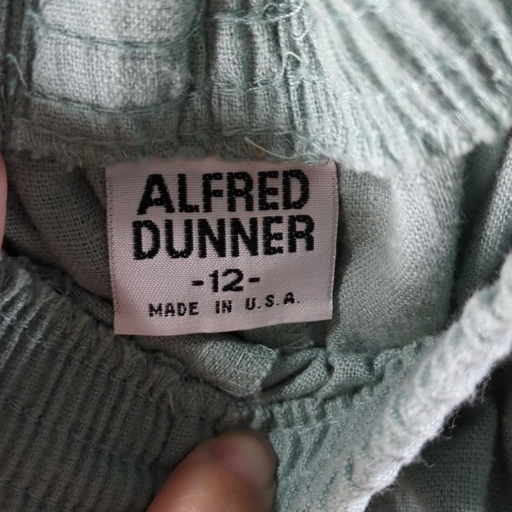 Alfred Duner Green Elastic Waist Pants - Picture 2 of 4